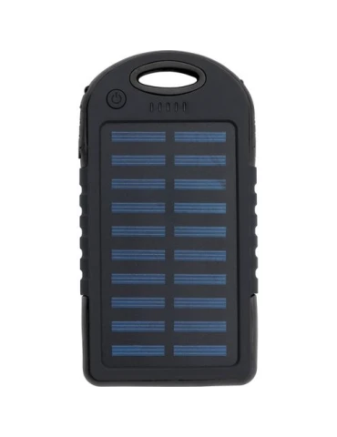 Power bank solaire en ABS et gomme Arin