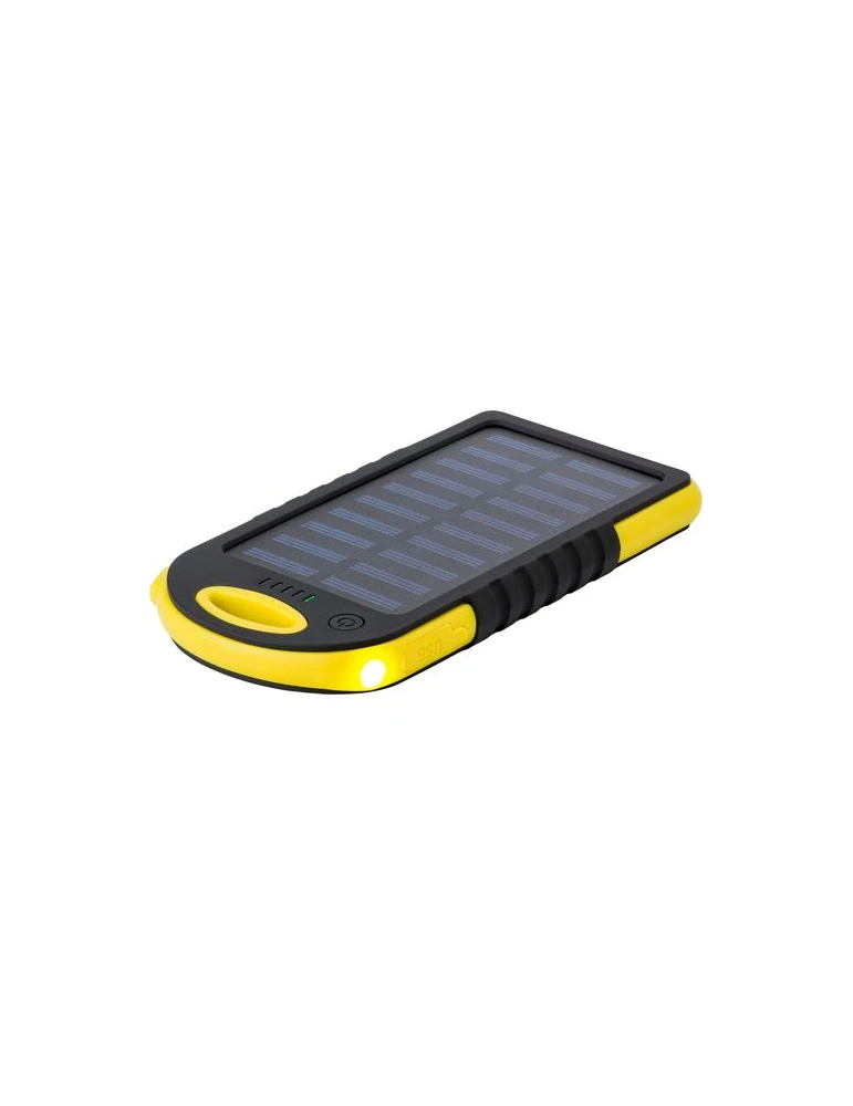Power bank solaire en ABS et gomme Arin
