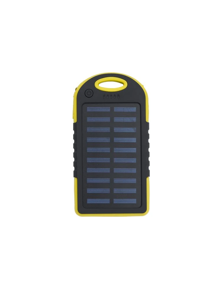 Power bank solaire en ABS et gomme Arin
