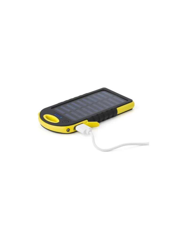 Power bank solaire en ABS et gomme Arin