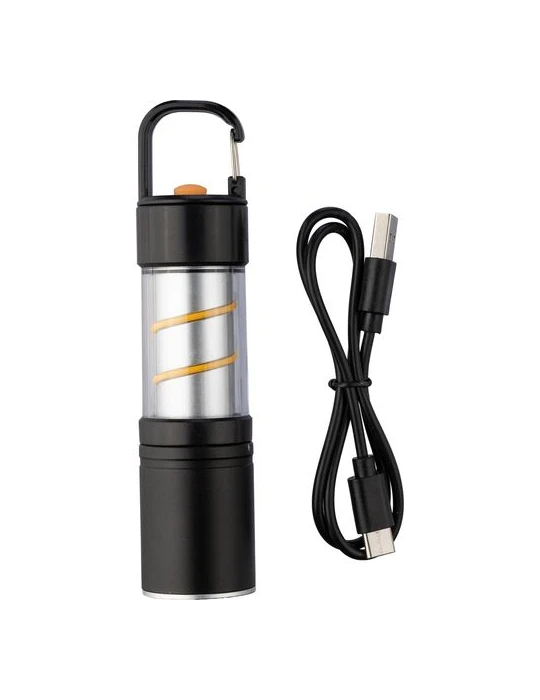 Lampe de poche COB en aluminium Vela