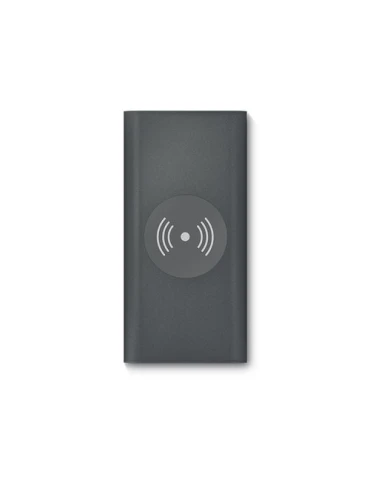 BATTERIE EXTERNE Li-po 8000 mAh ET CHARGEUR PAR INDUCTION 15W Matières : aluminium Couleurs : anthracite 2