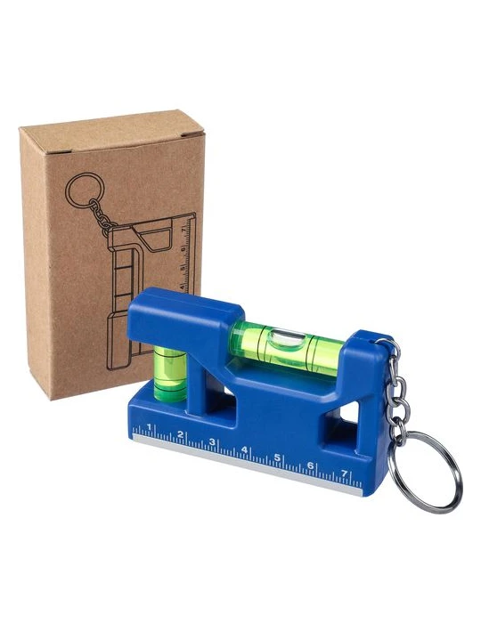 Porte-clés niveau à bulle en ABS recyclé Indira