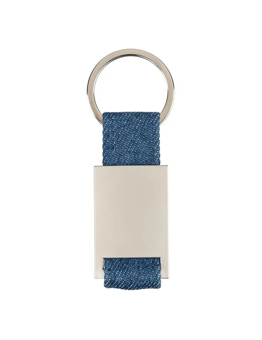 Porte-clés en denim Ori Matières : métal Couleurs : bleu