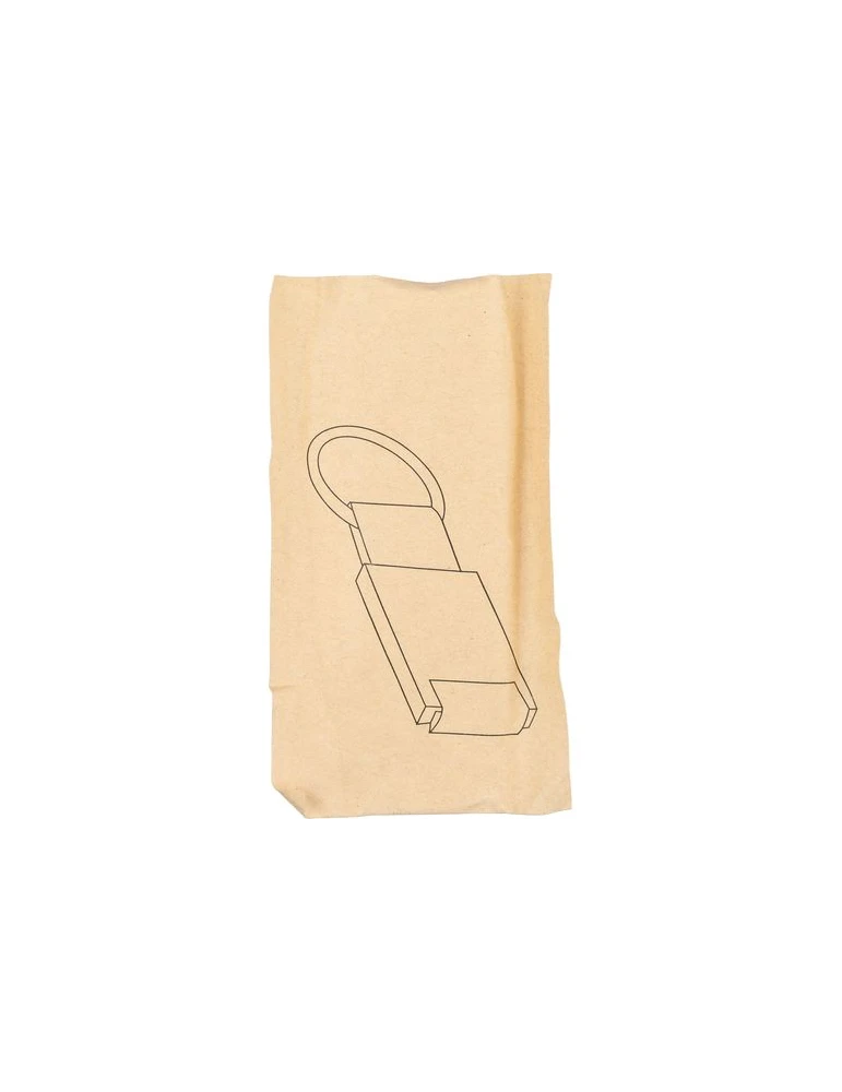 Porte-clés en denim Ori Matières : métal Couleurs : bleu personnalisable avec votre logo