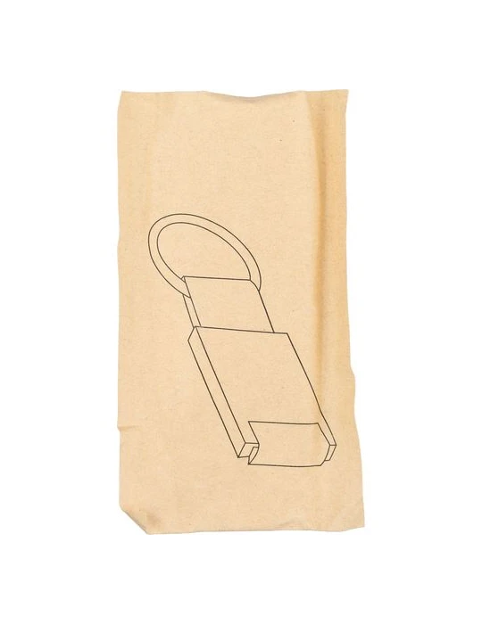 Porte-clés en denim Ori Matières : métal Couleurs : bleu personnalisable avec votre logo