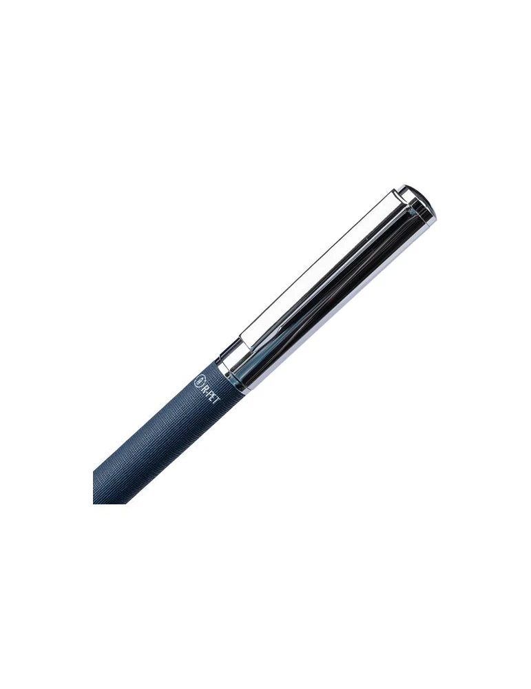 Stylo à bille rotatif en laiton Jalen Matières : acier inoxydable Couleurs : noir personnalisation sur mesure