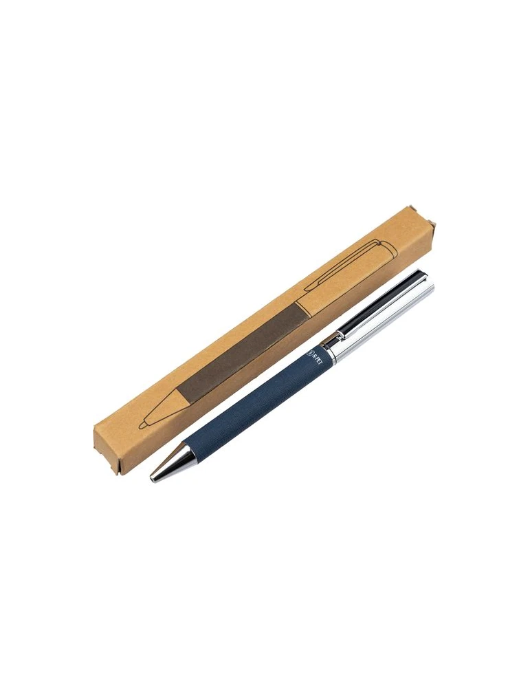 Stylo à bille rotatif en laiton Jalen Matières : acier inoxydable Couleurs : noir personnalisable avec votre logo