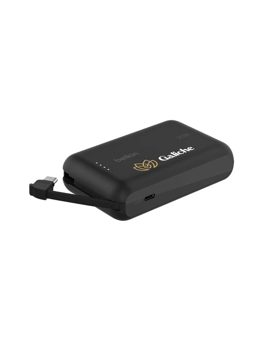 Belkin BoostCharge Power Bank 10K Câble intégré