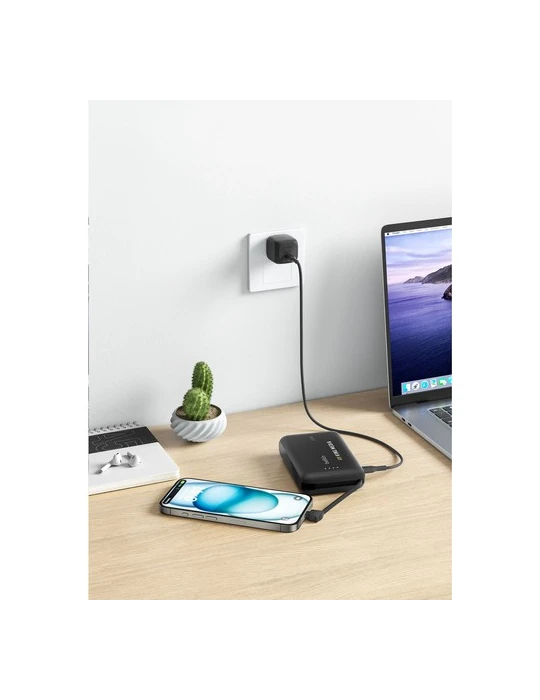 Belkin BoostCharge Power Bank 10K Câble intégré