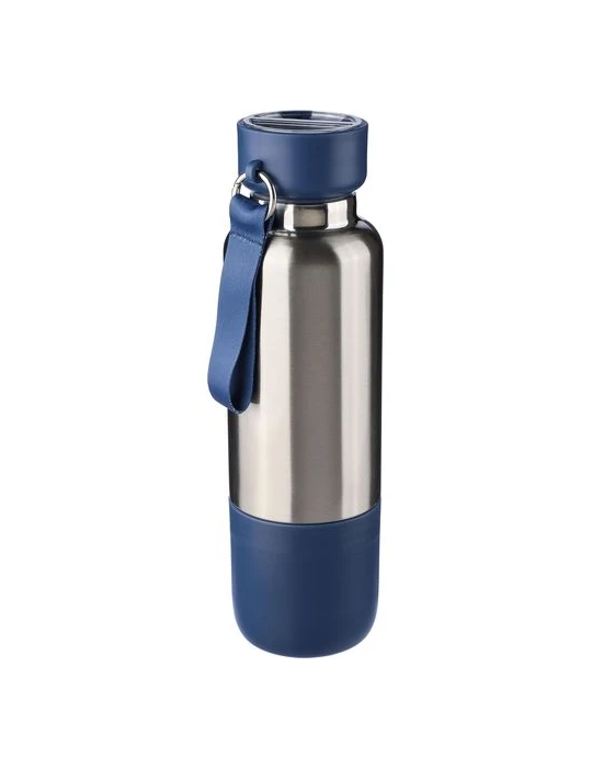 Gourde double paroi de 500 ml en acier inoxydable Zev Matières : polyester Couleurs : vert personnalisation rapide en France