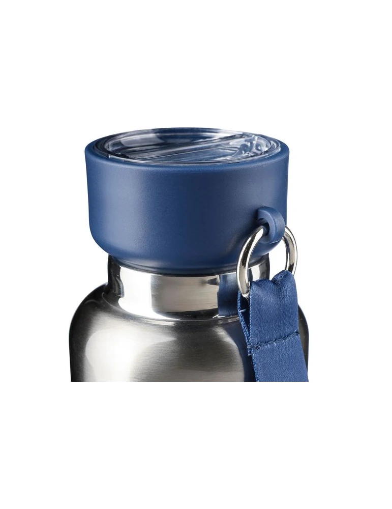 Gourde double paroi de 500 ml en acier inoxydable Zev Matières : polyester Couleurs : vert cadeau entreprise pas cher