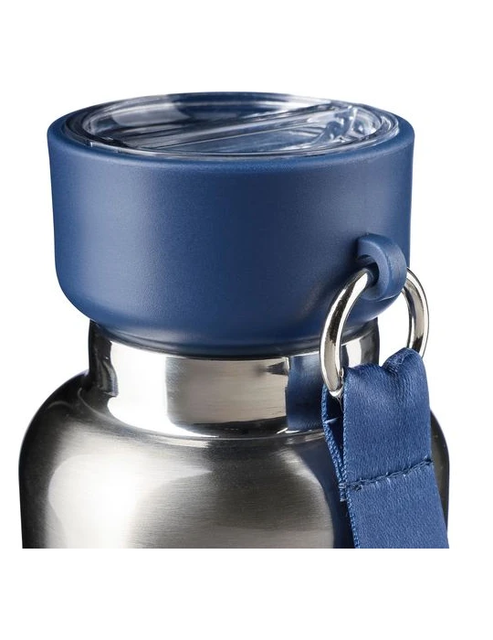 Gourde double paroi de 500 ml en acier inoxydable Zev Matières : polyester Couleurs : vert cadeau entreprise pas cher