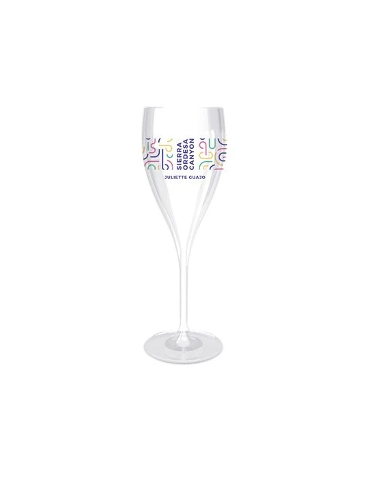 FLUTE CHAMPAGNE EN PLASTIQUE REUTILISABLE (SAN) 16 cI RAS BORD Couleurs : transparent Matières : Styrène acrylonitrile (SAN) cad