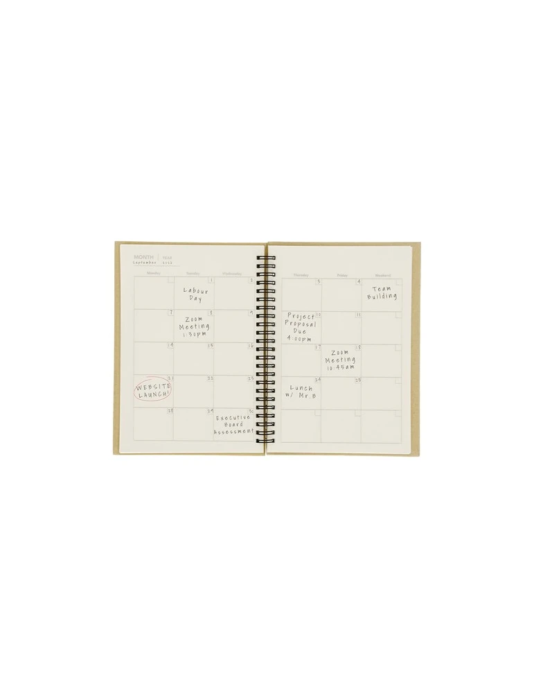 Cahier Planning Mensuel Celik