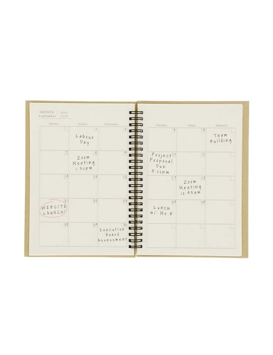 Cahier Planning Mensuel Celik