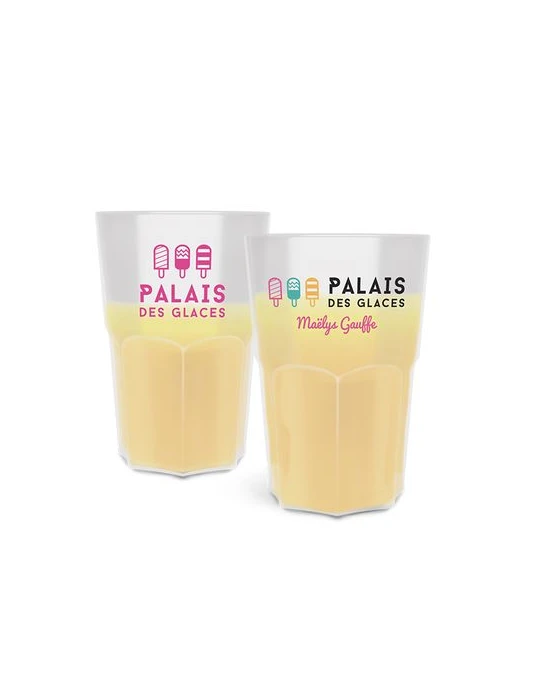 GOBELET EN PLASTIQUE REUTILISABLE PP 40 cI RAS BORD