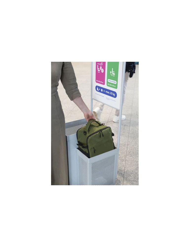 FitFly GRS Cabin Flight Bag Matières : PET recyclé Couleurs : olive Contenance : 20 L accessoire événementiel unique