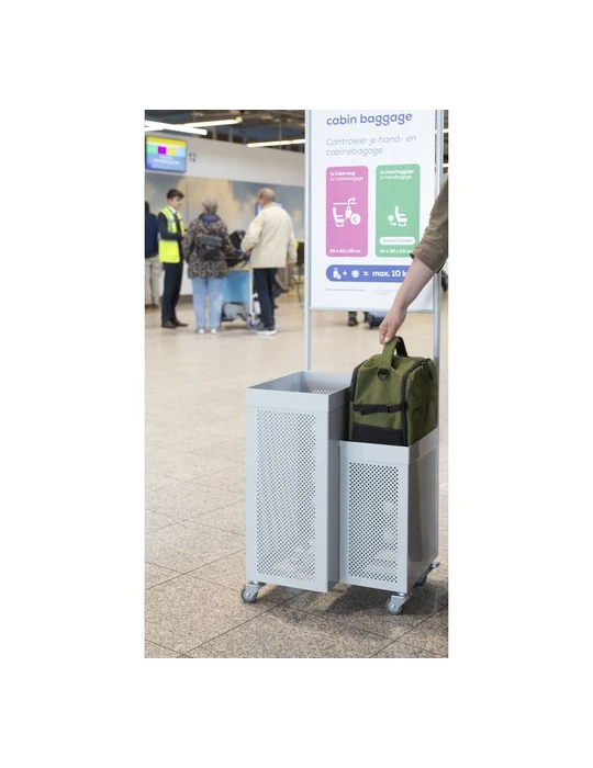 FitFly GRS Cabin Flight Bag Matières : PET recyclé Couleurs : olive Contenance : 20 L marquage couleur éclatante