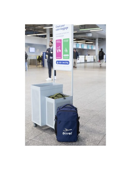 FitFly GRS Cabin Flight Bag Matières : PET recyclé Couleurs : olive Contenance : 20 L objet promo petit budget