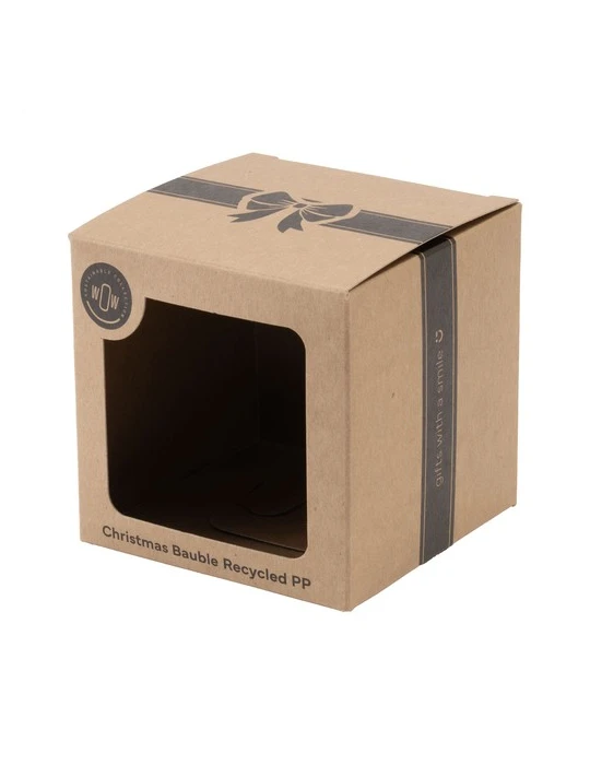Boule de Noël Ø7cm Recycled PP Box - Made in Europe