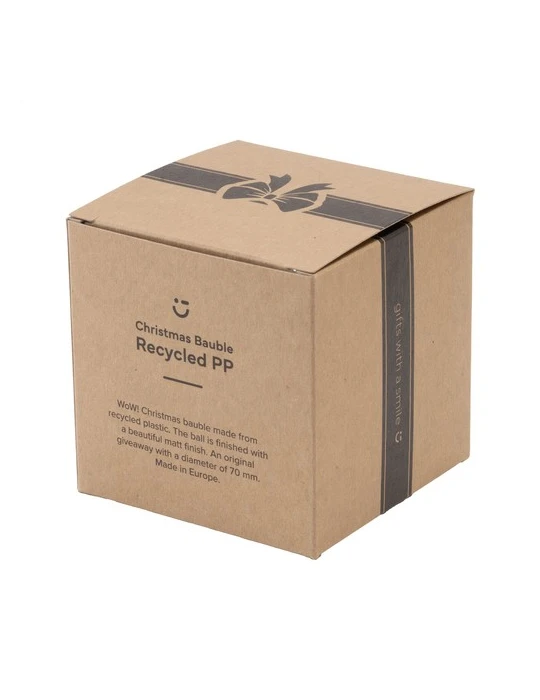 Boule de Noël Ø7cm Recycled PP Box - Made in Europe