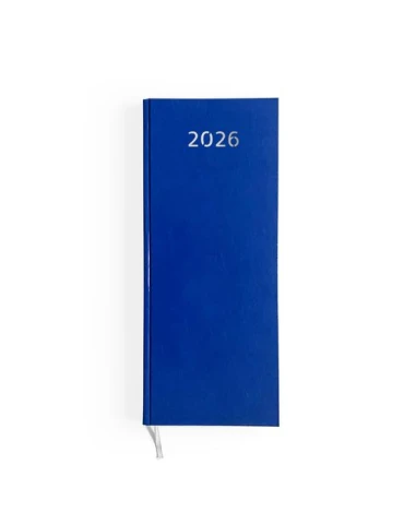 AGENDA DE CAISSE 2026 - DOS CARRE COUSU COLLE EMBOITE - 137 x 335 mm - COUVERTURE BORDEAUX - TRANSFERT A CHAUD 2
