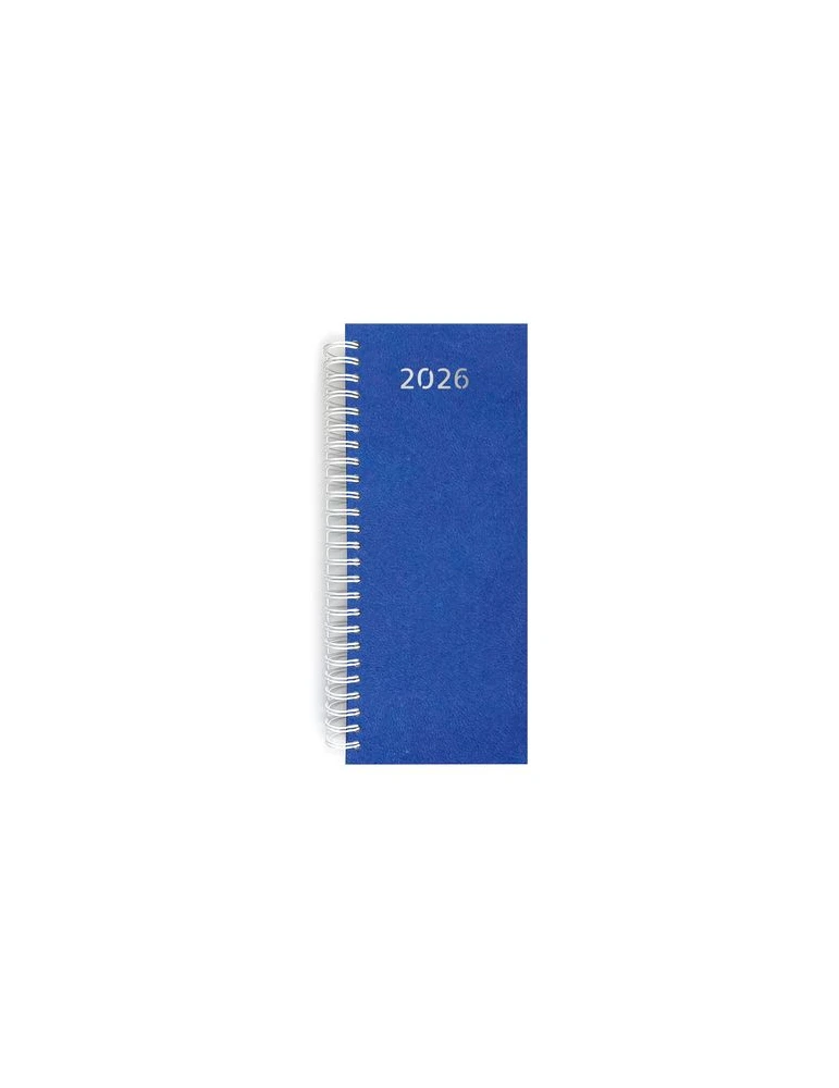 AGENDA DE CAISSE 2026 - DOS CARRE COUSU COLLE EMBOITE - 137 x 335 mm - COUVERTURE BORDEAUX - TRANSFERT A CHAUD