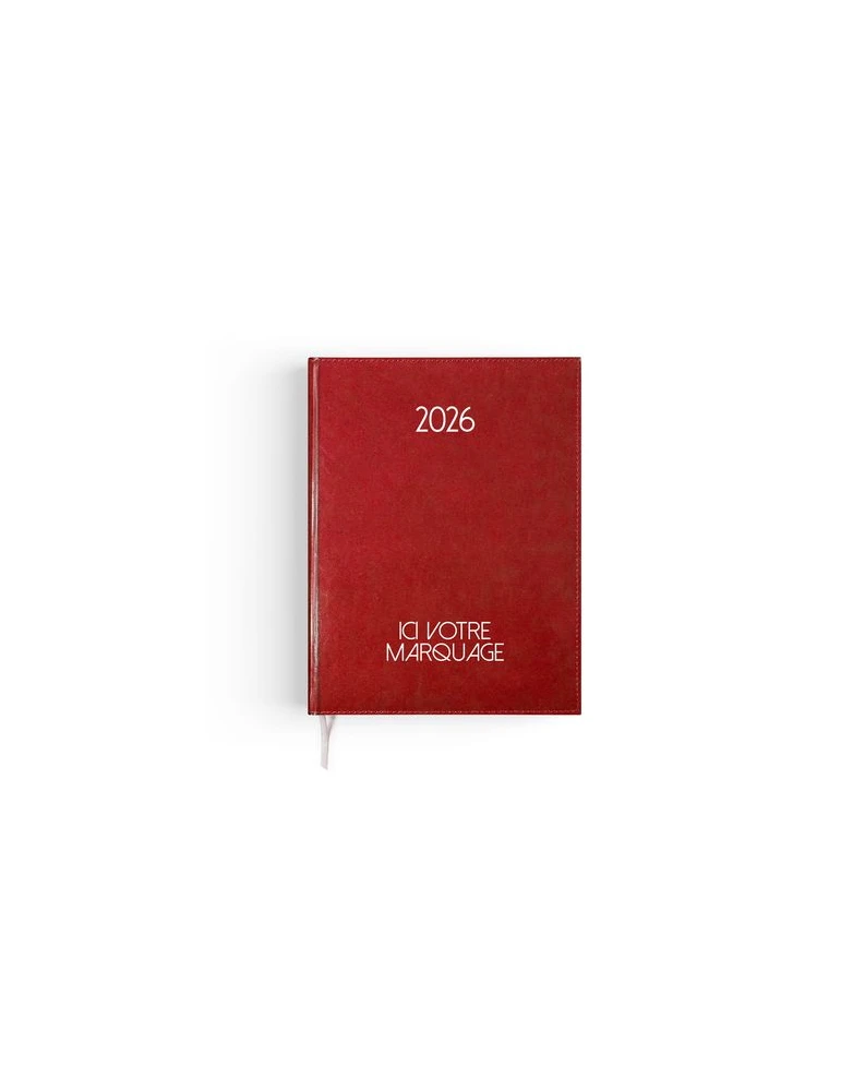 AGENDA EMBOITE PARIS 2026 - MINI 90 x 165 mm - COUVERTURE NOIRE - SANS MARQUAGE