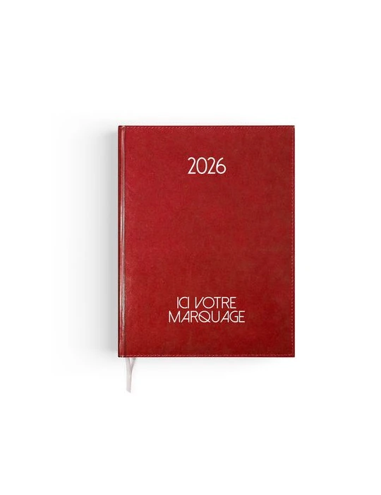 AGENDA EMBOITE PARIS 2026 - MINI 90 x 165 mm - COUVERTURE NOIRE - SANS MARQUAGE