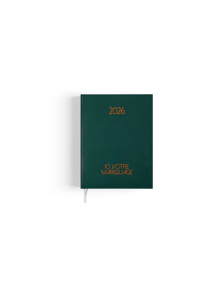 AGENDA EMBOITE PARIS 2026 - MINI 90 x 165 mm - COUVERTURE NOIRE - SANS MARQUAGE