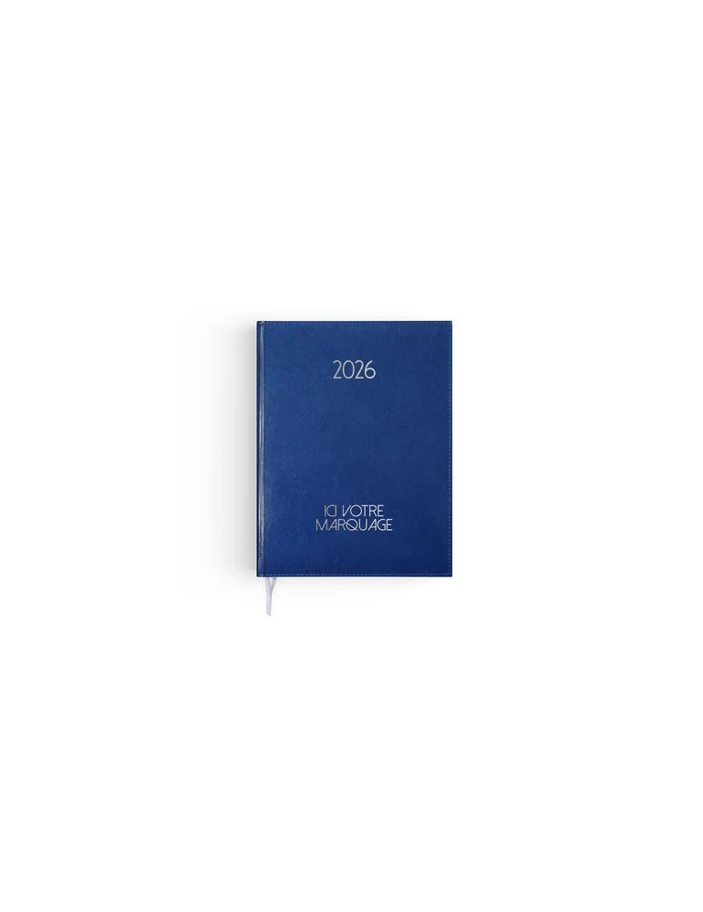 AGENDA EMBOITE PARIS 2026 - MINI 90 x 165 mm - COUVERTURE NOIRE - SANS MARQUAGE
