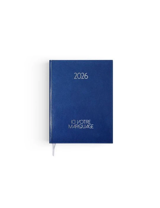 AGENDA EMBOITE PARIS 2026 - MINI 90 x 165 mm - COUVERTURE NOIRE - SANS MARQUAGE