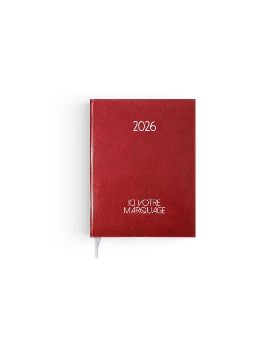 AGENDA EMBOITE PARIS 2026 - MINI 90 x 165 mm - COUVERTURE NOIRE - SANS MARQUAGE
