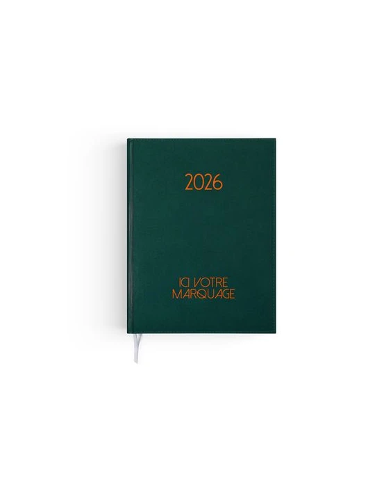 AGENDA EMBOITE PARIS 2026 - MINI 90 x 165 mm - COUVERTURE NOIRE - SANS MARQUAGE