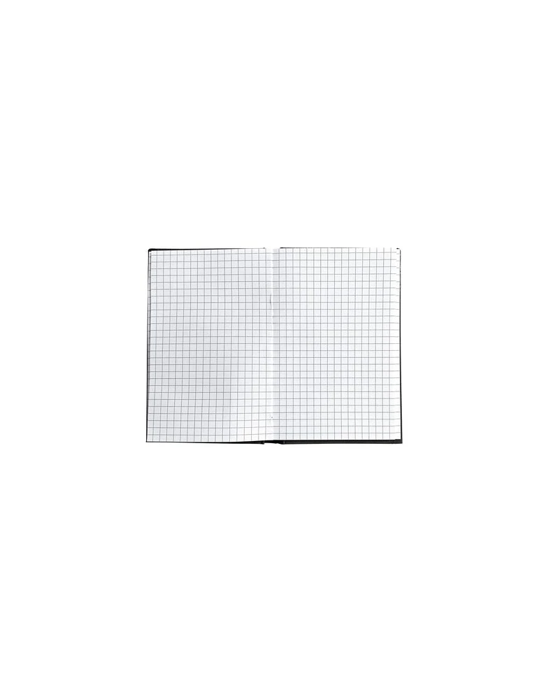 CARNET DE CHANTIER 2026 - 90 x 140 mm - COUVERTURE BLEUE SANS MARQUAGE - 192 PAGES QUADRILLEES - ELASTIQUE DE FERMETURE