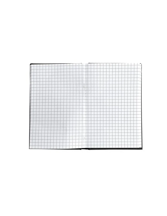 CARNET DE CHANTIER 2026 - 90 x 140 mm - COUVERTURE BLEUE SANS MARQUAGE - 192 PAGES QUADRILLEES - ELASTIQUE DE FERMETURE