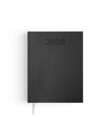 AGENDA EMBOITE PREMIUM 2026 - MINI 90 x 165 mm - COUVERTURE ANTHRACITE - SANS MARQUAGE 2