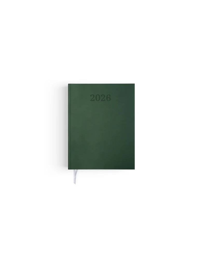 AGENDA EMBOITE PREMIUM 2026 - MINI 90 x 165 mm - COUVERTURE ANTHRACITE - SANS MARQUAGE