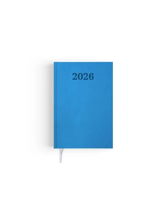 AGENDA EMBOITE PREMIUM 2026 - MINI 90 x 165 mm - COUVERTURE ANTHRACITE - SANS MARQUAGE