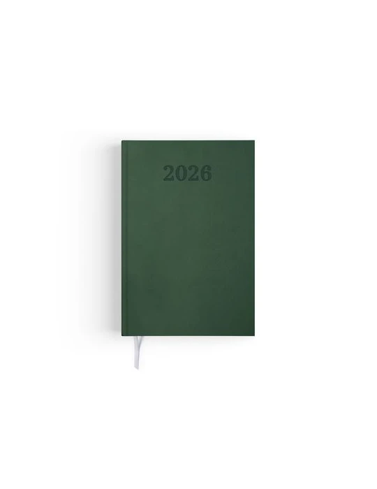 AGENDA EMBOITE PREMIUM 2026 - MINI 90 x 165 mm - COUVERTURE ANTHRACITE - SANS MARQUAGE