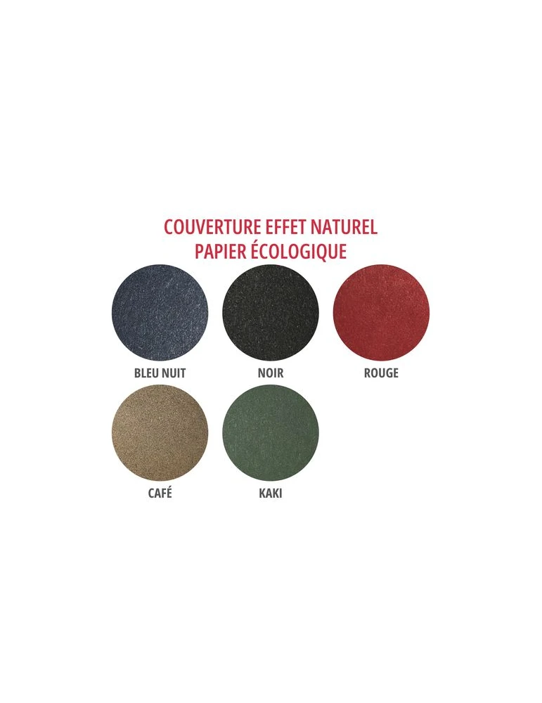 AGENDA EMBOITE NATUREL 2026 - MINI 90 x 165 mm - COUVERTURE BLEUE NUIT - SANS MARQUAGE