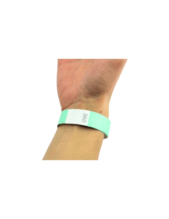 Bracelet Écologique Personnalisable TYVEK® - Idéal pour Événements personnalisable avec votre logo