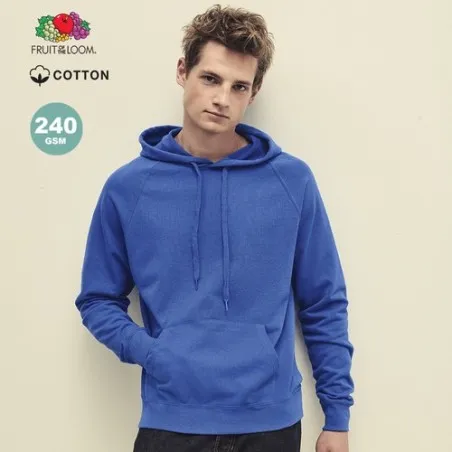 Sweat-Shirt Lightweight à Capuche Confortable et Personnalisé pour Adulte Matières : aluminium Couleurs : noir goodies personnal