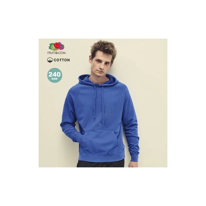 Sweat-Shirt Lightweight à Capuche Confortable et Personnalisé pour Adulte Matières : aluminium Couleurs : vert impression haute 