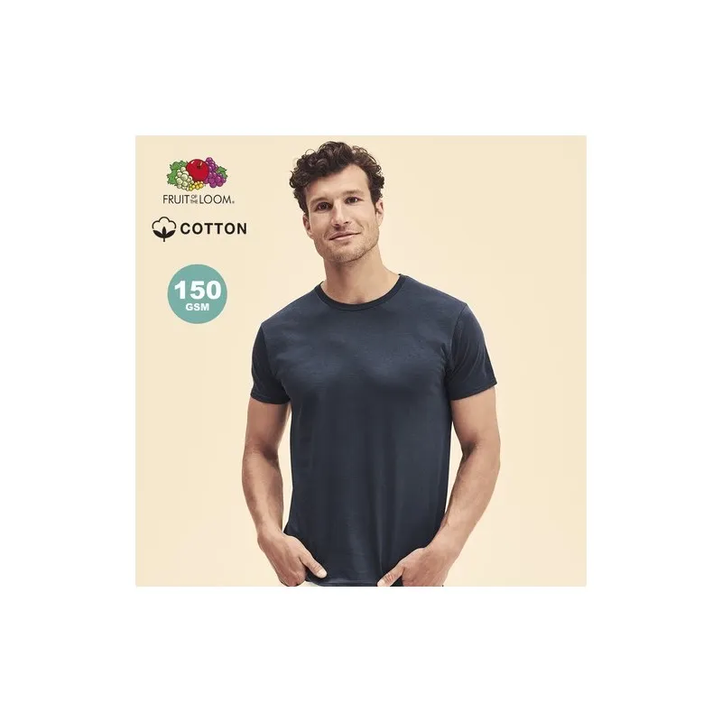 T-Shirt Adulte Couleur Iconic Confort et Style Personnalisé pas cher Matières : coton Taille textile : L Couleurs : orange perso