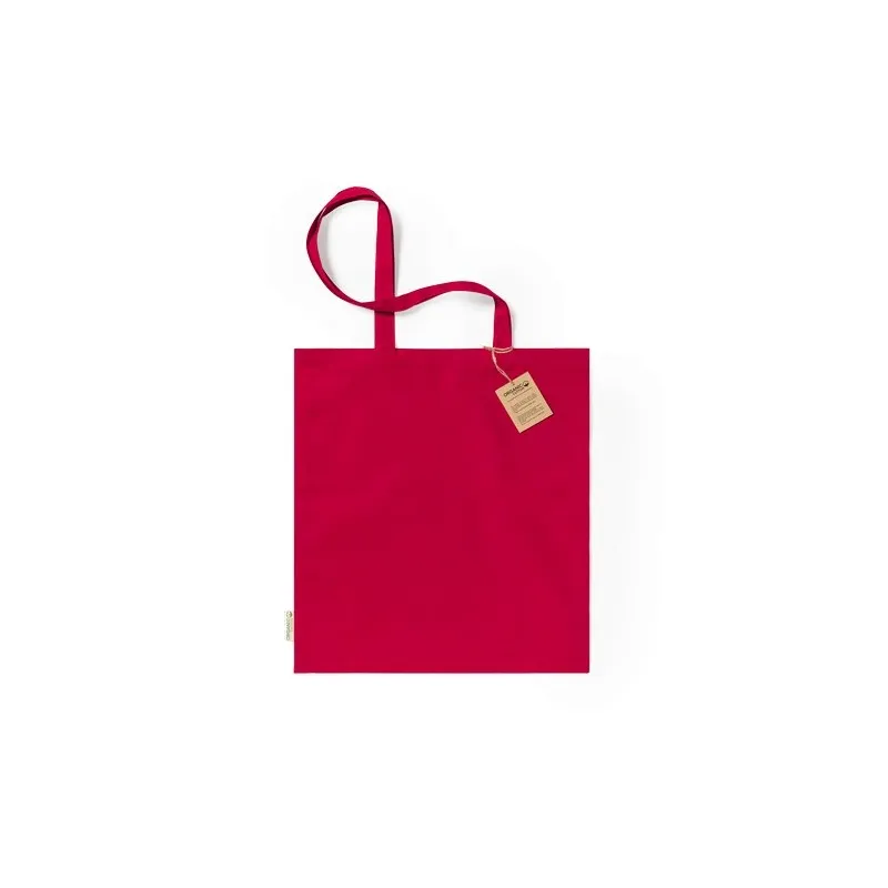 Sac Écologique Personnalisé de Shopping - Klimbou Matières : coton recyclé Couleurs : bleu clair goodies publicitaire événementi