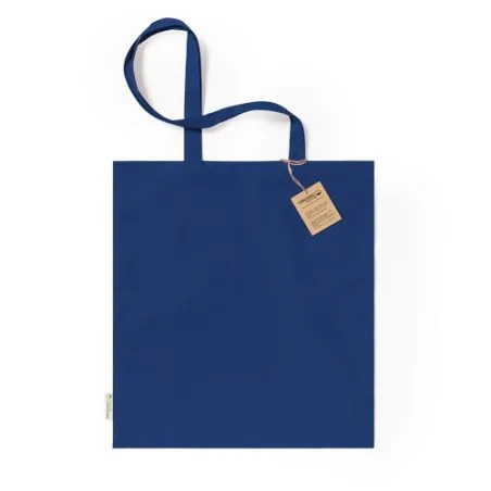 Sac Écologique Personnalisé de Shopping - Klimbou Matières : coton recyclé Couleurs : jaune impression haute définition
