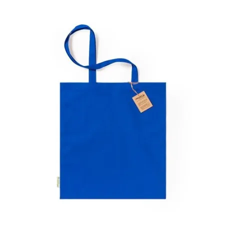 Sac Écologique Personnalisé de Shopping - Klimbou Matières : polyester Couleurs : naturel cadeau affaires élégant