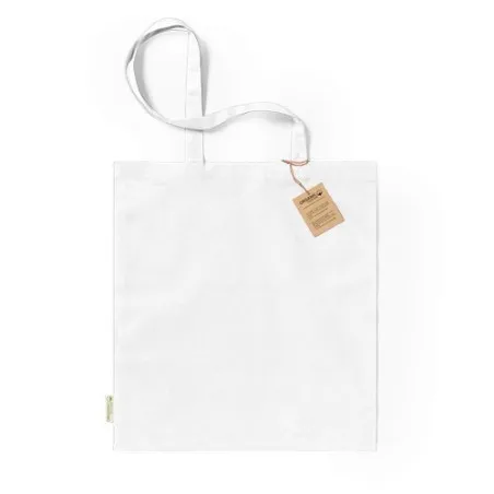 Sac Écologique Personnalisé de Shopping - Klimbou Matières : polyester Couleurs : naturel personnalisation sur mesure